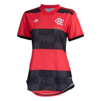 Camisa Adidas Flamengo I 21/22 Torcedor Feminina GG1000