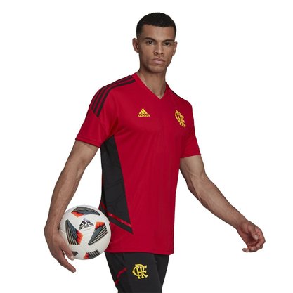 CAMISA ADIDAS TREINO M COMISSAO FLAMENGO 22 HA5409