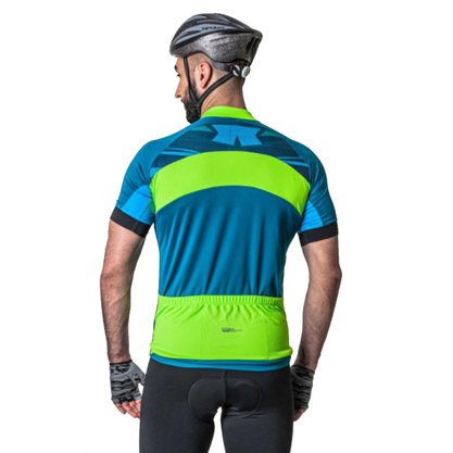Camisa Ciclista Poker M/C Ziper Parcial Ecl Masc 04228-APAVC