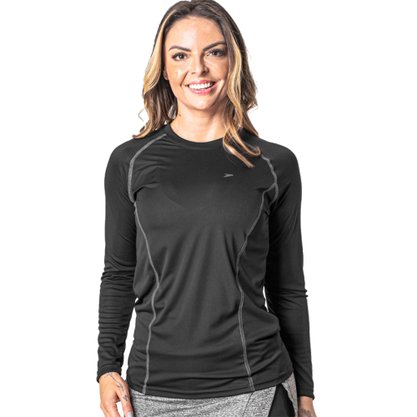 Camiseta Poker Fator de proteção UV 50 M/L Feminina 04053-PPR
