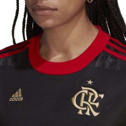 Camisa Adidas Flamengo III 21 Feminina GR4285