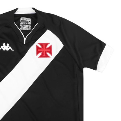 Camisa Kappa Vasco da Gama 22 Torcedor Masculina EKVA211901