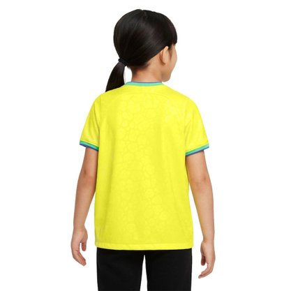 Camisa Infantil Nike Brasil I 22/23 Torcedor Pro DN1204-740