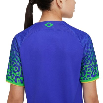 Camisa Infantil Nike Brasil II 22/23 Torcedor Pro DN1203-433