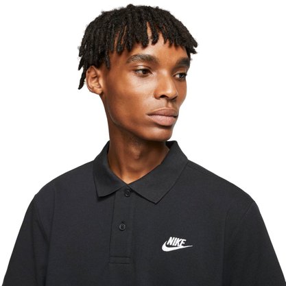 Camisa Nike Polo Sportswear Club Pique Masculina CJ4456-010