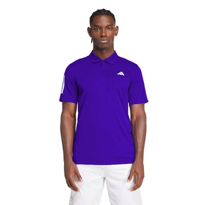 Camisa Polo Adidas Club 3 Stripes Masculina IZ3220