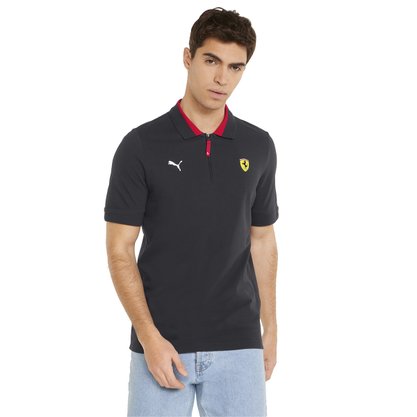 Camisa Polo Puma Scuderia Ferrari Race Masculina 533747-01