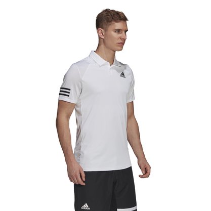 Camisa Polo Adidas Tennis Club 3 Listras Masculina GL5416