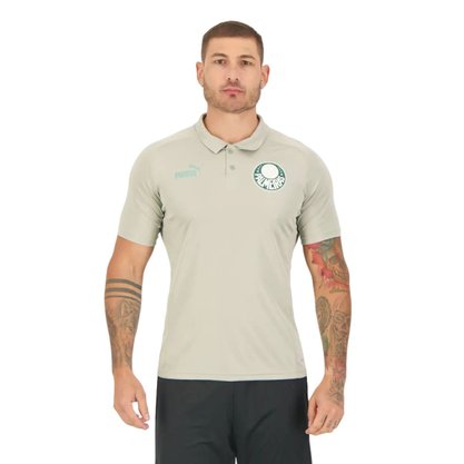 Camiseta Puma M/C Polo Palmeiras 23/24 Masculina 773475-01