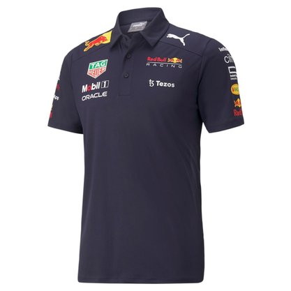 Camisa Puma Polo Red Bull Racing Team Masculina 763265-01