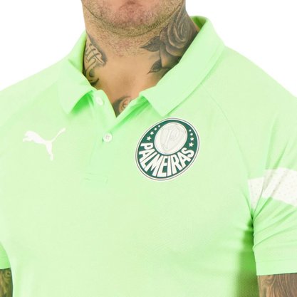 Camisa Puma Polo Treino Palmeiras 23/24 Masculina 773485-01