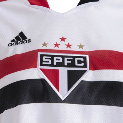 Camisa São Paulo I 21/22 s/n° Torcedor Adidas Fem GK9837