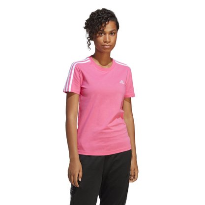 Camiseta Adidas 3 Listras Feminina IB9453