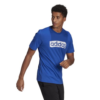 Camiseta Adidas Box Brushstroke Logo Masculina GL2876