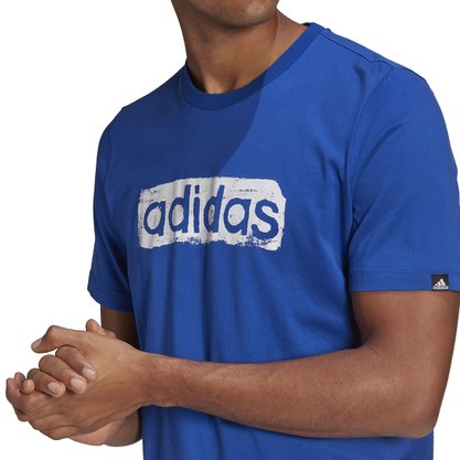 Camiseta Adidas Box Brushstroke Logo Masculina GL2876
