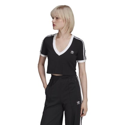 Camiseta Adidas Cropped Adicolor Classics Feminina HC2040