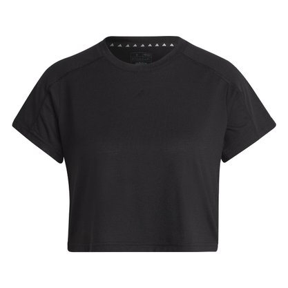 Camiseta Adidas Cropped Essentials 3B Feminina HR7789