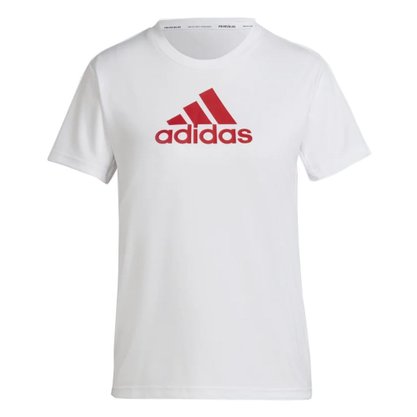Camiseta Adidas D2M Logo Feminina HE6725