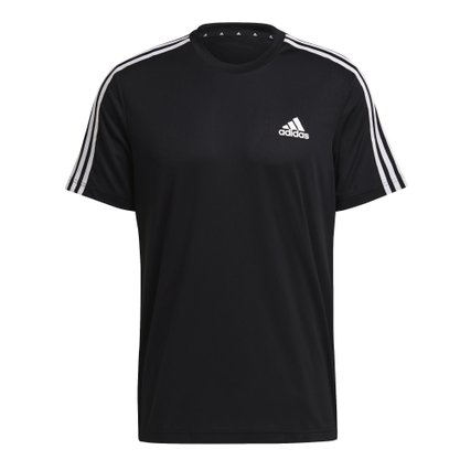 Camiseta Adidas Designed to Move Sport 3 Listras Masculina GM2105