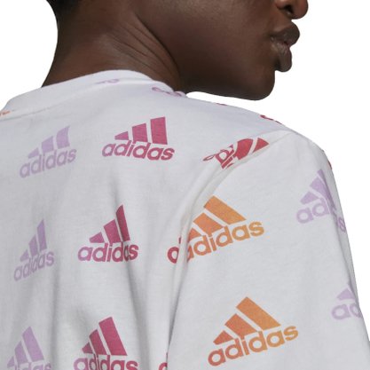 Camiseta Adidas Ess Boyfriend Gradient Logo Fem GL0532