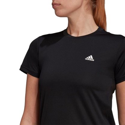 Camiseta Adidas Essentials 3 Listras Feminina GL3788