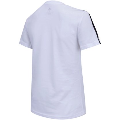 Camiseta Adidas Essentials Slim 3-Stripes Feminina GL0783
