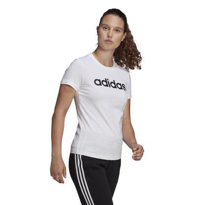 Camiseta Adidas Essentials Slim Logo Feminina GL0768