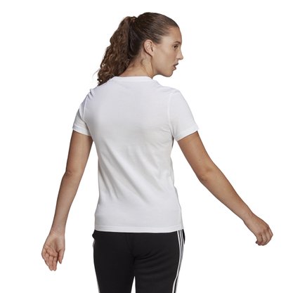Camiseta Adidas Essentials Slim Logo Feminina GL0768