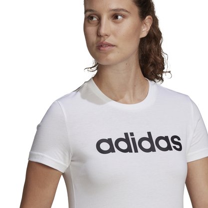Camiseta Adidas Essentials Slim Logo Feminina GL0768