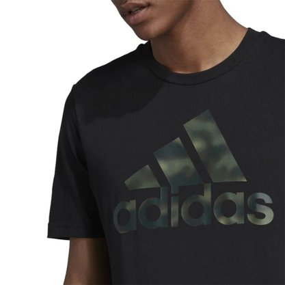Camiseta Adidas Estampada Essentials Camo Masculina HL6934
