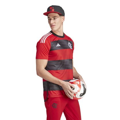 Camiseta Adidas Flamengo I 23/24 Torcedor Masculina HS5184