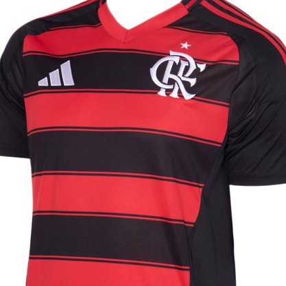 Camiseta Adidas Flamengo I 25/26 Masculina IV6052