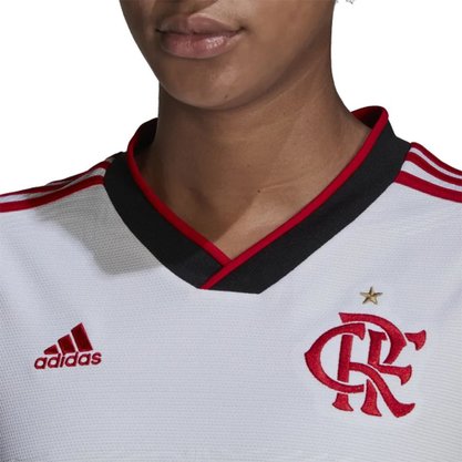 Camiseta Adidas Flamengo II 22/23 Torcedor Feminina HA8337