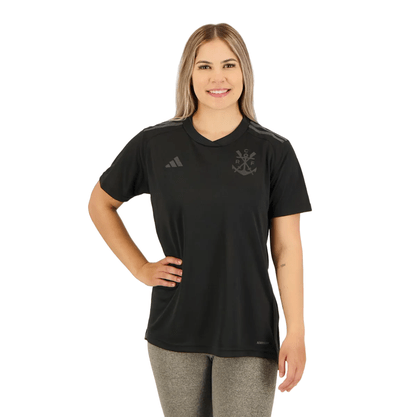 Camiseta Adidas Flamengo III 2023 Feminino HR3775
