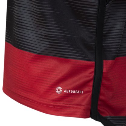 Camiseta Infantil Adidas Flamengo I 23/24 Torcedor  HS5194