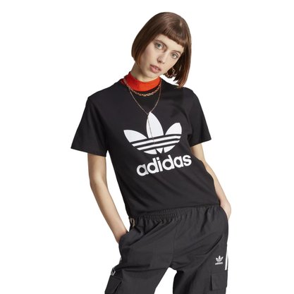 Camiseta Adidas M/C Adicolor Classics Trefoil Fem IK4035