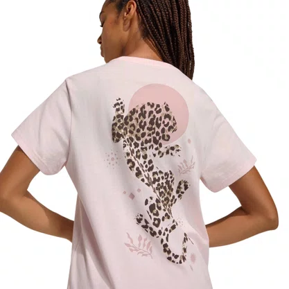 Camiseta Adidas M/C Animal Loose Graphic Feminina KT2682