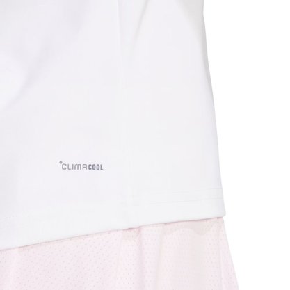 Camiseta Adidas M/C Club 3 Listras Feminina JN7094