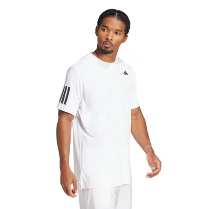 Camiseta Adidas M/C Club 3 Listras Masculina JE0413