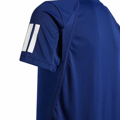 Camiseta Adidas M/C Club 3 Listras Masculino JP1047