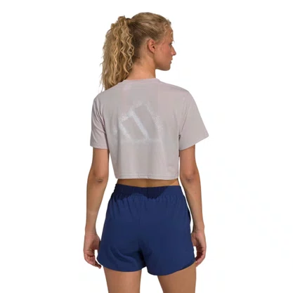 Camiseta Adidas M/C Cropped Primelift Graphic Fem KB9397