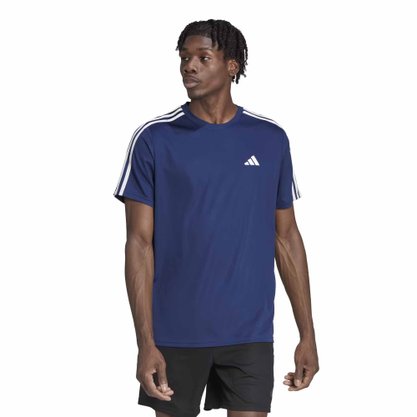 Camiseta Adidas M/C Ess 3 listras Masculina IB8152