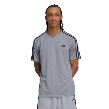 Camiseta Adidas M/C Essentials 3 Listras Masculina JX2713