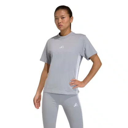 Camiseta Adidas M/C Essentials 3 Stripes Feminina KC5198