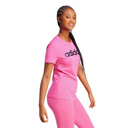 Camiseta Adidas M/C Essentials Slim Logo Feminina IS2102