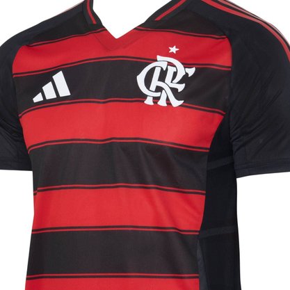 Camiseta Adidas M/C Flamengo I Authentic 25/26 Masc IV6047