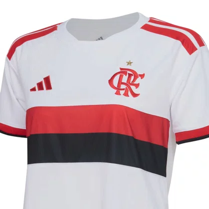 Camiseta Adidas M/C Flamengo II 2026 Feminina JZ8882