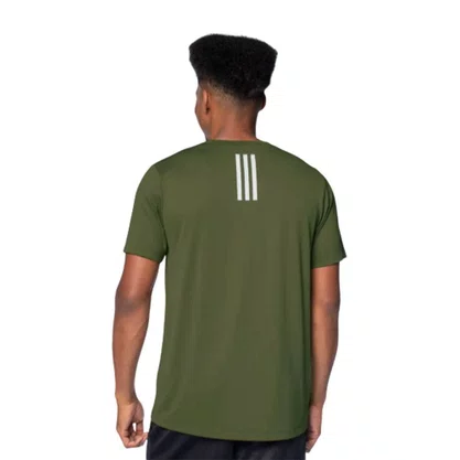 Camiseta Adidas M/C Own The Run 3 Stripes Masculina KB7572