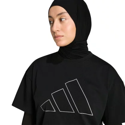 Camiseta Adidas M/C Power Essentials Over Logo Fem KE8525