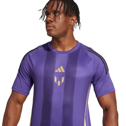 Camiseta Adidas M/C Tiro Messi Masculina IZ2997